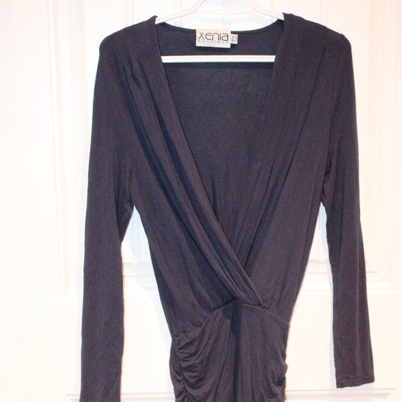 2/$20 🏷 Xenia Navy Blue Dress Size 8 - Picture 3 of 4